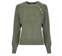 Only Maglione ONLEMMA LS BUTTON ONECK KNT in Kaki EU S
