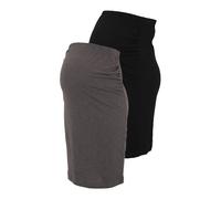 Only Maternity Gonna 'OLMBINI' grigio sfumato / nero Donna Only Maternity 40 grigio sfumato / nero