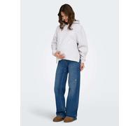 Only Maternity - Jeans ampi in denim blu medio S L32