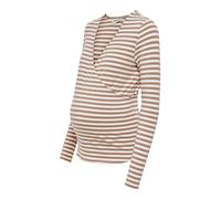 Only Maternity Maglietta 'OLMJoy' marrone / bianco Donna - Abbigliamento - Taglie comode - Maglie e top - Maglie e T-shirt Only Maternity XXL