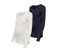 Only Maternity Maglietta 'OLMVISTA' navy / bianco Donna Only Maternity XXL navy / bianco
