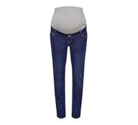ONLY MATERNITY Olmcruz Skinny DNM Pimbox, Blu Jeans Scuro, (L) W x 32L Donna