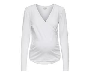 ONLY MATERNITY Olmjoy Life L/S Wrap Top Jrs Noos Donna