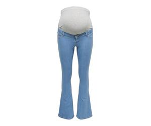 ONLY MATERNITY Olmrain Life Reg Push Up Flared Noos, Media Blu Denim, (M) W x 32L Donna