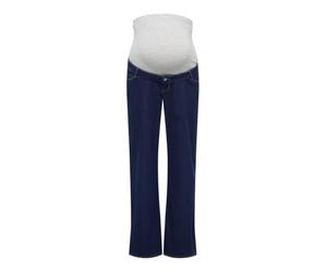 ONLY MATERNITY Olmsnow HW Wide DNM Jeans Pim, Blu Jeans Scuro, (XL) W x 32L