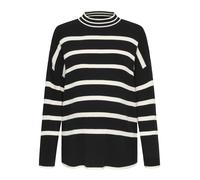 Only Maternity Pullover 'IBI' nero / bianco Donna Only Maternity L nero / bianco