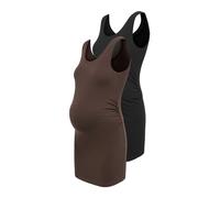 Only Maternity Top 'OLMLOVELY' cioccolato / nero Donna - Abbigliamento - Taglie comode - Maglie e top - Top Only Maternity XL