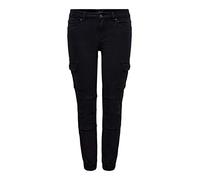 ONLY Missouri Reg Ank Life Cargo Donna Pantaloni Modello Cargo Nero W30L30