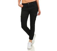ONLY Missouri Reg Ank Life Cargo Donna Pantaloni Modello Cargo Nero W31L30
