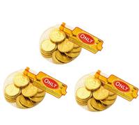 Only - Monete d'oro per cioccolato, 3 x 100 g