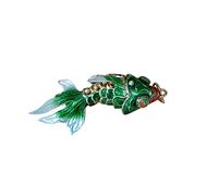 Only My Live Home Carino Cloisonne DIY Ciondoli Pesci Rossi Cinese Tradizionale Artigianato Gioielli Forniture Smalto Pesce Pendente Accessori, fish long 1.57 inch, Cloisonne, Nessuna pietra preziosa