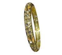 Only My Live Home Eleganti braccialetti sottili smaltati a forma di fiore con strass piccoli per polsi piccoli, da donna, cloisonne cinesi incernierati, Inner Diameter 2.25 inch wide 0.31 inch about