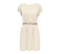 ONLY Neck Mix Dress Jrs Onlfreda Batsleeve-Abito con Scollo Rotondo, Bianco Antico, S Donna