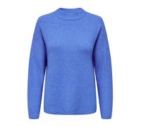 ONLY Neck Onlcamilla Noos Knt-Pullover con Scollo Rotondo, L/S, Blu Oltremare, S Donna