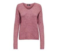 ONLY Neck Pullover Knt Noos Onlcamilla-Maglia con Scollo a V, Taglia L/S, Colore: Nero, Rosa Rinascimentale, M Donna