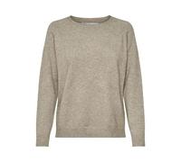 ONLY ONLLESLY Kings L/S Pullover Knt Noos Maglione, Multicolore (Beige Detail: W. Melange), S Donna