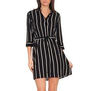 ONLY NOS Donna Onltamari 3/4 Shirt Dress Wvn Noos Vestito Not Applicable, Black, 34