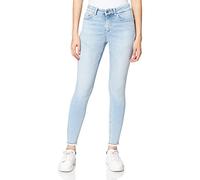 Only Nos onlBLUSH Mid SK Ank Raw JNS REA306 Noos Jeans, Mix Blu Chiaro, L / 32L Donna
