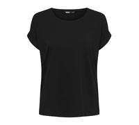 ONLY NOS Onlmoster S/s O-neck Top Noos Jrs, T-shirt Donna, Nero (Black Detail: Solid Black), 44 (Taglia Produttore: Medium)