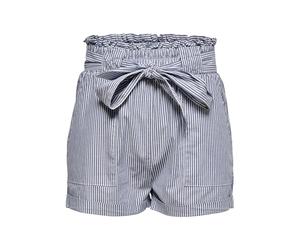 ONLY NOS Onlsmilla Stripe Belt DNM Shorts Noos, Pantaloncini Donna, Multicolore (Medium Blue Denim Stripes: W/Stripes), 46 (Taglia Produttore: Large)
