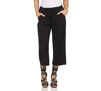 ONLY Onlwinner Palazzo Culotte Pant Noos Wvn Pantaloni, Nero (Black Black), 40 (Taglia Produttore: 34) Donna
