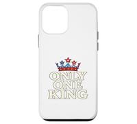 Only One King Bold Crown American Graphic Gift Tee per uomo Custodia per iPhone 12 mini