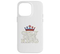Only One King Bold Crown American Graphic Gift Tee per uomo Custodia per iPhone 14 Pro Max