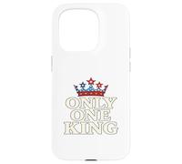 Only One King Bold Crown American Graphic Gift Tee per uomo Custodia per iPhone 15 Pro