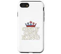 Only One King Bold Crown American Graphic Gift Tee per uomo Custodia per iPhone SE (2020) / 7/8