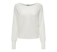 ONLY ONLADALINE L/S Short PULLO Knt Noos, Pullover Donna, Snow White,