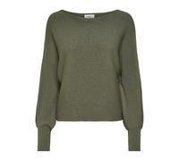 ONLY Onladaline Life L/S-Maglione Corto Noos, Verde (Kalamata), L Donna