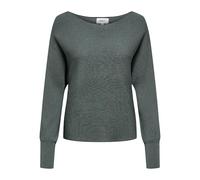 ONLY Onladaline Life L/S Short Pullo Knt Noos Pullover, Verde balsamo, S Donna