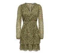 ONLY Onladele Life-Abito con Scollo a V, L/S Estivo, Moss Invernale, L Donna