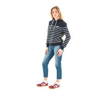 ONLY Onladelle L/S Stripe Hood Swt, Blazer Blu Marine, L Donna