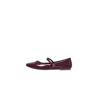 Only Onlakira-3 Pu Mary Jane Ballerina, Borgogna, 38 EU, Bordeaux, 38 EU