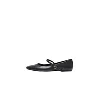 ONLY, Onlakira-3 Pu Mary Jane Ballerina Donna, Nero, 39 EU