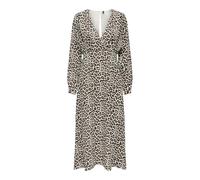ONLY Onlalma Life Poly Jen Long Dress Vestito, Pumice Stone/AOP:599 Leo, M Donna