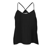 ONLY Onlalma Life Vis Cyrus Singlet Solid da Donna, Nero, L