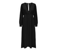 ONLY Onlalma Life Vis Jen Long Dress Solid Abito da Donna, Nero, XS