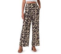 ONLY Onlalmina Life Palazzo Pants Noos Ptm Pantaloni in Tessuto Donna, Nero, 34