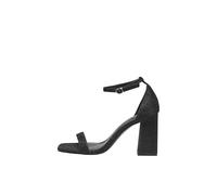 ONLY Onlalyx-24 Glitter High Heeled Sandal, Onlalyx-24-Sandalo con Tacco Alto Glitterato Donna, Nero, 39 EU