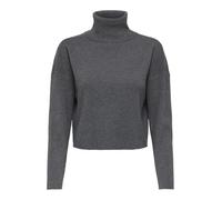 ONLY ONLAMA Life LS Rib - Rolli da donna CC KNT, Melange grigio medio, S