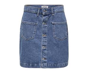 Only ONLAMAZING Denim Gonna Corta, Media Blu Denim, S