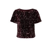 ONLY Onlanika SS Sequins Boat Top Wvn, Winetasting, XS