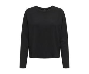 ONLY Onlanja L/S Lace Mix Top Jrs, Nero, S Donna