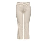 ONLY Onlann-Kenya MW CR AK Fla Ecru DNM Noos Flared Fit Jeans con Passanti per Cintura e Vita Media, Natur, XXL x 32L