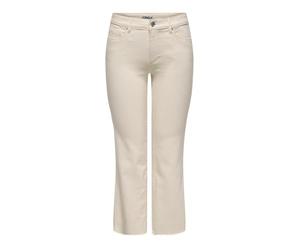 ONLY Onlann-Kenya MW CR AK Fla Ecru DNM Noos Flared Fit Jeans con Passanti per Cintura e Vita Media, Natur, XXL x 32L