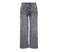ONLY Onlann-Madison HW Crop WD DNM Soo619Noos, Denim Grigio Medio, (M) W x 30L Donna