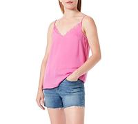 ONLY Onlanna SL Mix Lace - Canottiera da Donna, Super Rosa, L