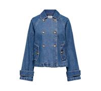 ONLY Onlapril Short DNM Trench AKM Giacca in Denim Donna